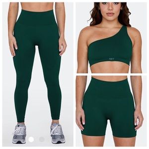 Set Active BUNDLE leggings, shorts, 1 shoulder bra & tee all sculptflex Mojito